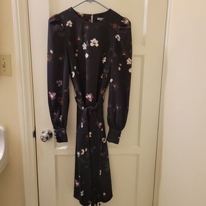 H&M Black Floral Dress